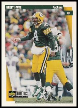 1997 Collector's Choice Green Bay Packers GB5 Brett Favre